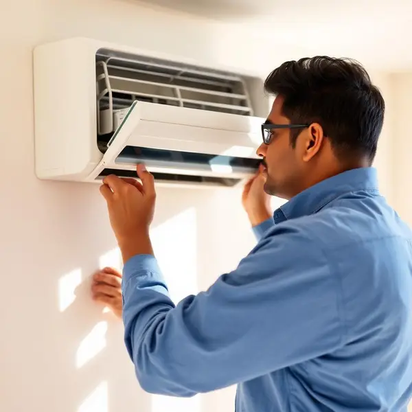 Air Conditioner repair service in Mysore by a MysoreFix technician